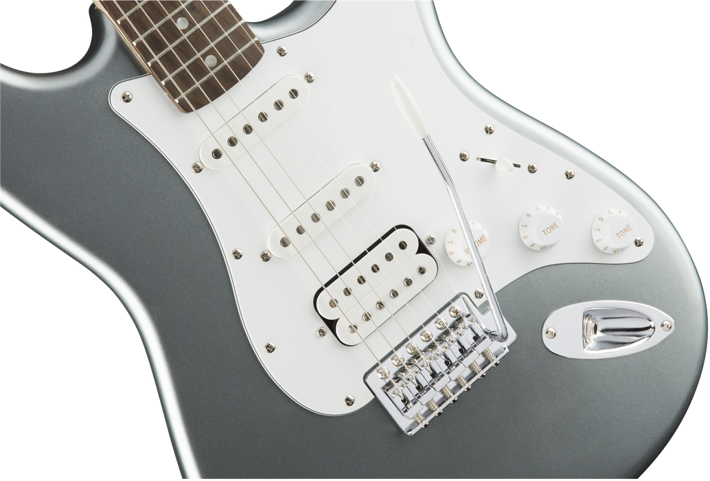 Squier Affinity Series Stratocaster HSS Laurel Fingerboard Slick Silver Electric Guitar