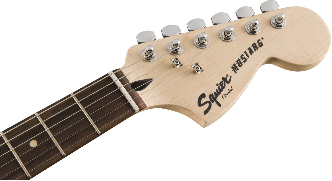 Squier Bullet Mustang HH Laurel Fingerboard Black — Truetone Music Squier Bullet Mustang HH Laurel Fingerboard Black — Truetone Music