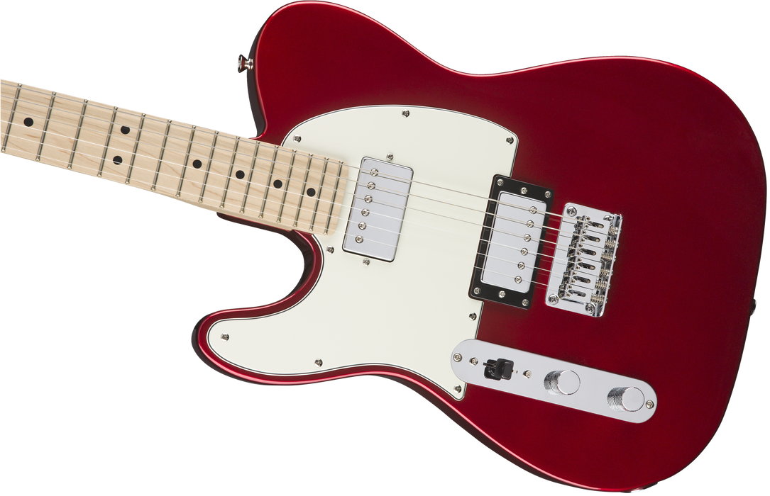 Squier Contemporary Telecaster HH Left-Handed Maple Fingerboard Electric Guitar - Dark Metallic Red