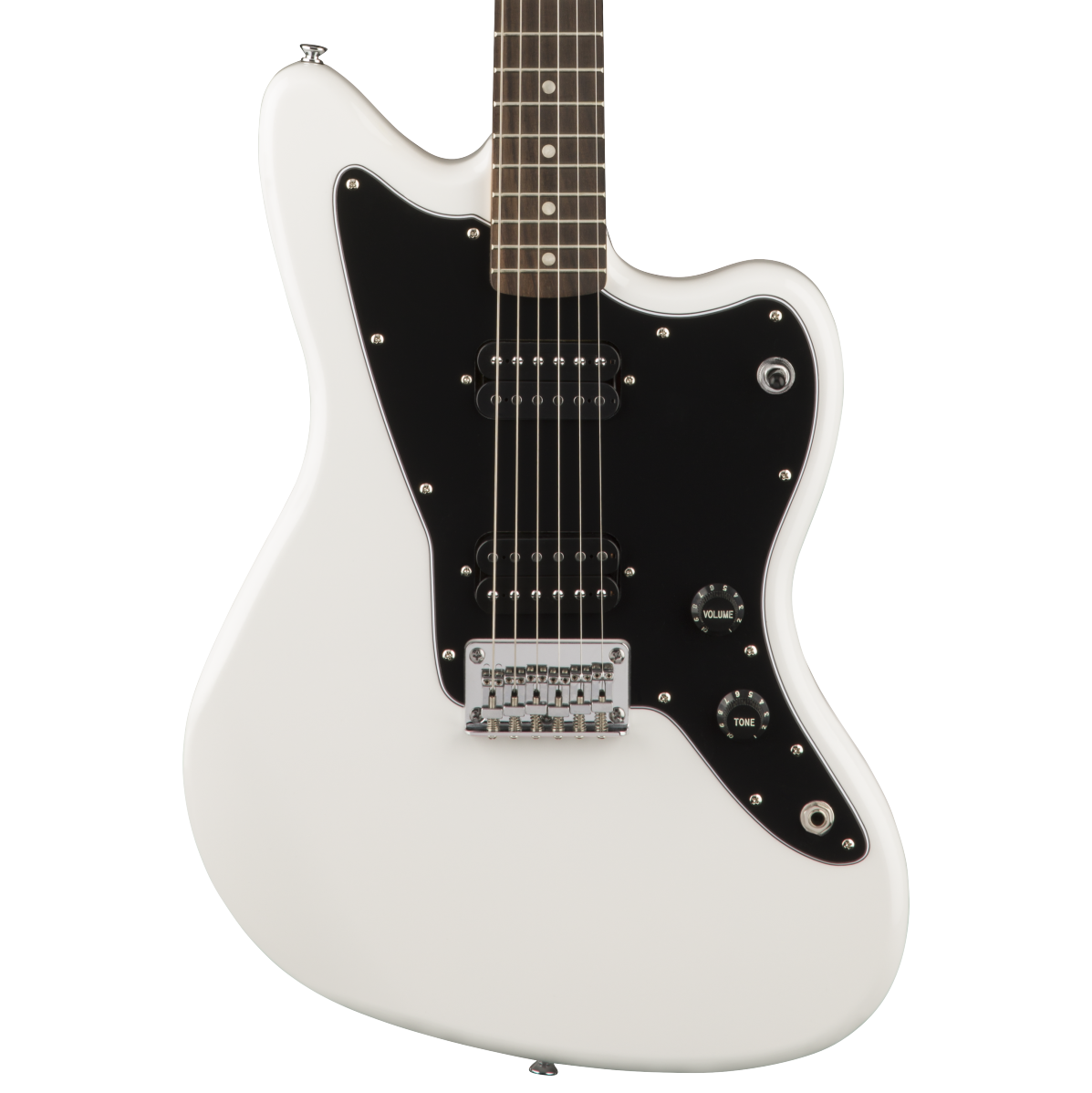 【美品】Squier by Fender Jazzmaster HH 白黒 0373210580_gtr_frt_001_rr_6f76