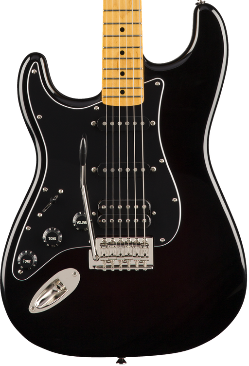 Squier Classic Vibe '70s Stratocaster HSS Left-Handed Maple Fingerboard - Black