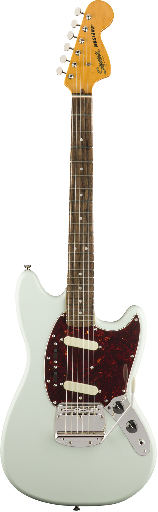 Squier Classic Vibe 60's Mustang - Sonic Blue — Truetone Music Squier Classic Vibe 60's Mustang - Sonic Blue — Truetone Music