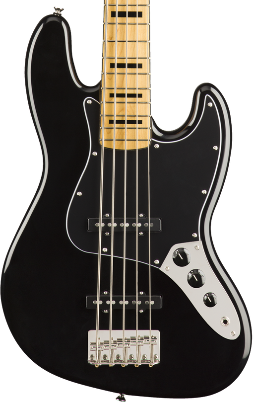 Squier Classic Vibe 70's Jazz Bass V Maple Fingerboard - Black
