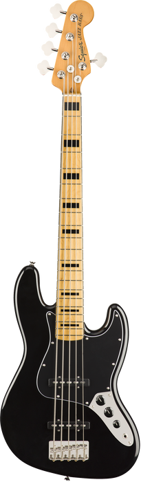 Squier Classic Vibe 70's Jazz Bass V Maple Fingerboard - Black