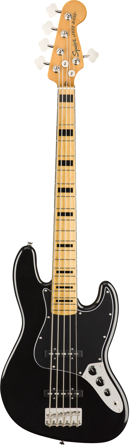 Squier Classic Vibe 70's Jazz Bass V Maple Fingerboard - Black