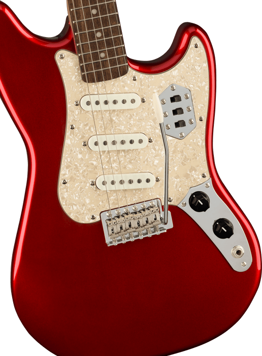 Squier Paranormal Cyclone Laurel Fingerboard Pearloid Pickguard Candy Apple Red