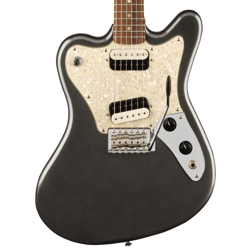 DISC - Squier Paranormal Super-Sonic Laurel Fingerboard Graphite Metallic Electric Guitar