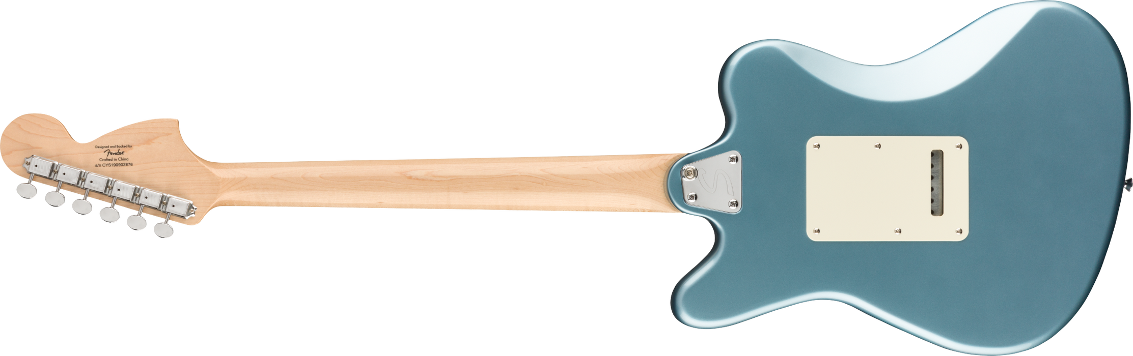 DISC - Squier Paranormal Super-Sonic Laurel Fingerboard Ice Blue Metallic Electric Guitar