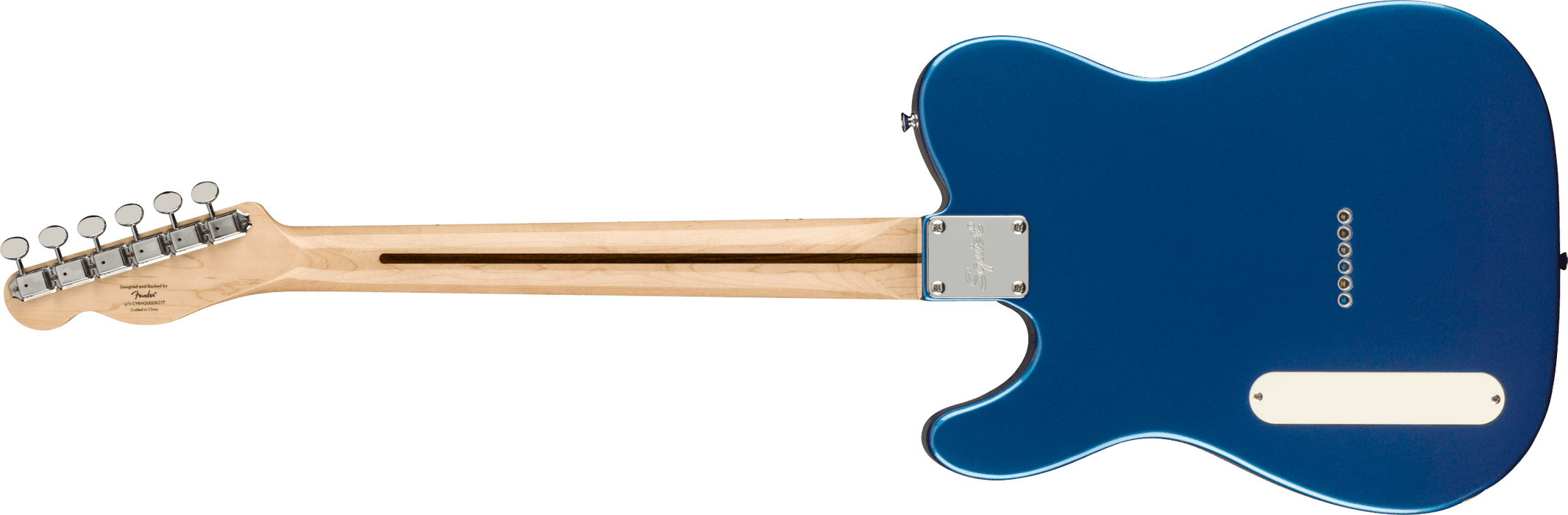 Squier Paranormal Cabronita Telecaster Thinline Maple Fingerboard Parchment Pickguard Lake Placid Blue