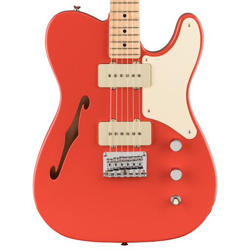 DISC - Squier Paranormal Cabronita Telecaster Thinline Maple Fingerboard Fiesta Red Electric Guitar