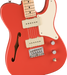 DISC - Squier Paranormal Cabronita Telecaster Thinline Maple Fingerboard Fiesta Red Electric Guitar