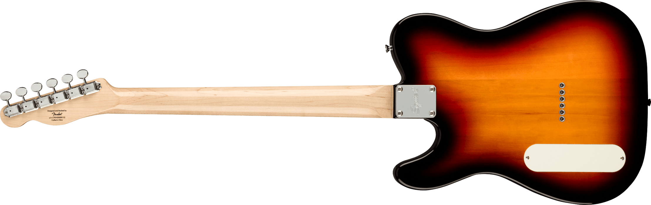 Squier Paranormal Baritone Cabronita Telecaster Parchment Guard Sunburst