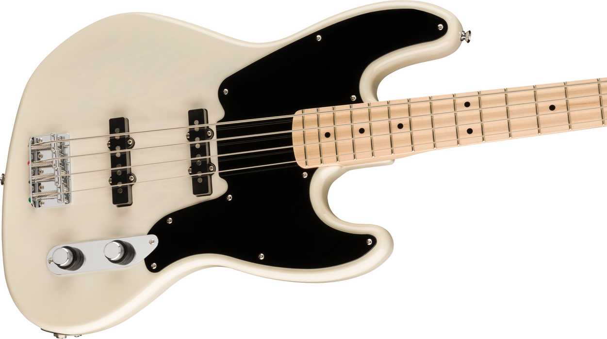 DISC - Squier Paranormal Jazz Bass '54 Maple Fingerboard White Blonde