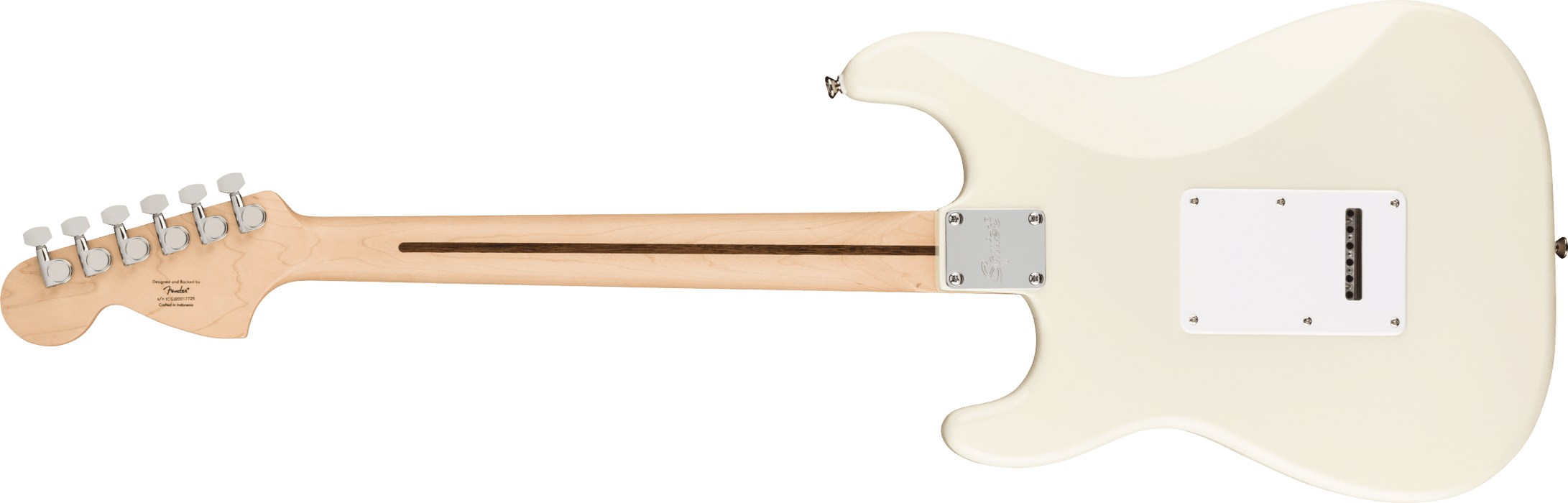 Squier Affinity Series Stratocaster Maple Fingerboard White Pickguard Olympic White