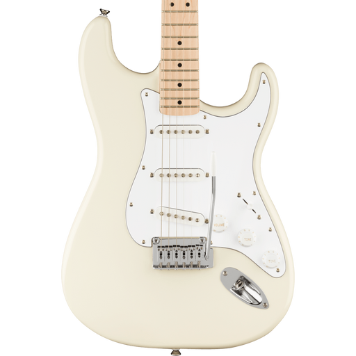 Squier Affinity Series Stratocaster Maple Fingerboard White Pickguard Olympic White