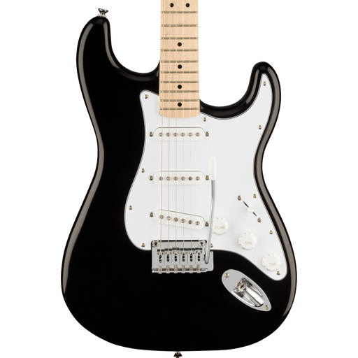 Squier Affinity Series Stratocaster Maple Fingerboard White Pickguard Black