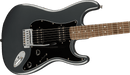 Squier Affinity Series Stratocaster HH Laurel Fingerboard Charcoal Frost Metallic