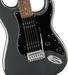 Squier Affinity Series Stratocaster HH Laurel Fingerboard Charcoal Frost Metallic