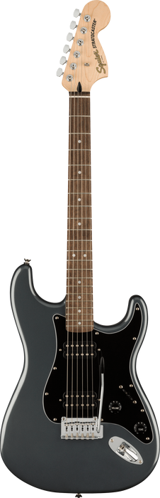 Squier Affinity Series Stratocaster HH Laurel Fingerboard Charcoal Frost Metallic