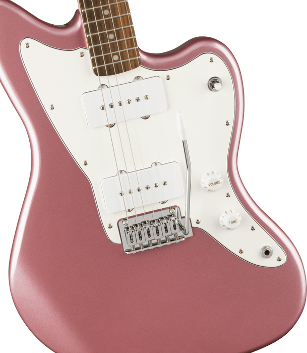 Squier Affinity Series Jazzmaster Laurel Fingerboard White Pickguard Burgundy Mist