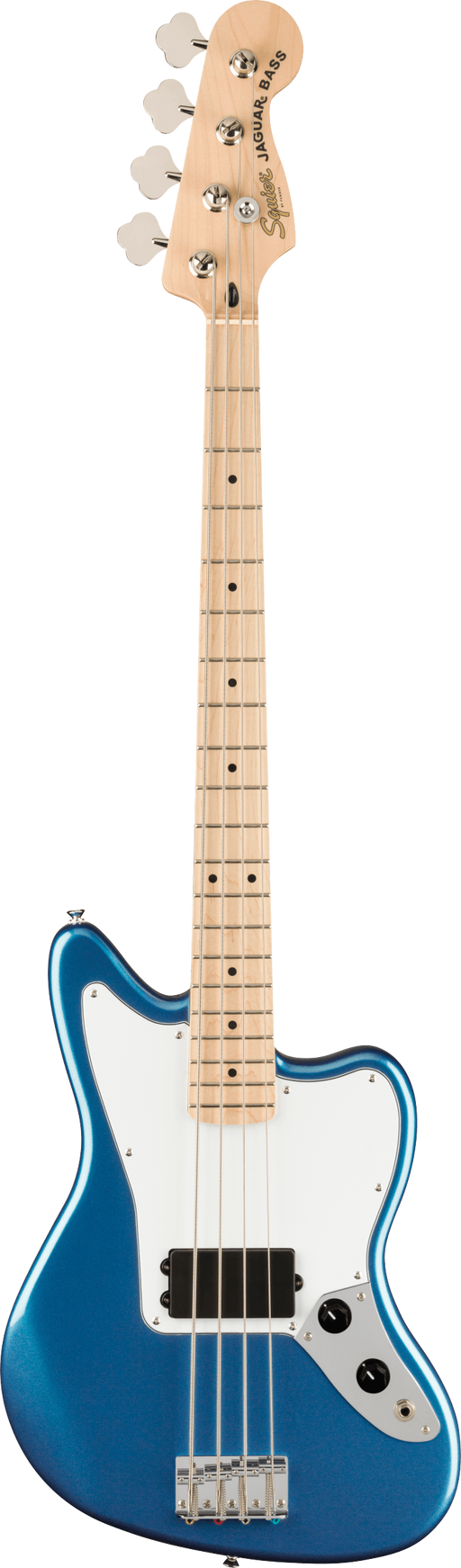 Squier Affinity Series Jaguar Bass H Maple Fingerboard White Pickguard Lake Placid Blue