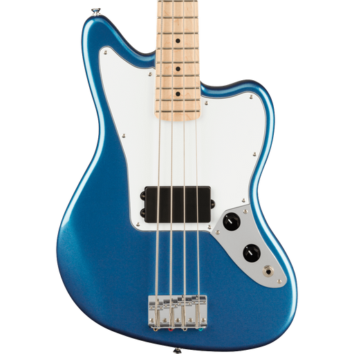 Squier Affinity Series Jaguar Bass H Maple Fingerboard White Pickguard Lake Placid Blue