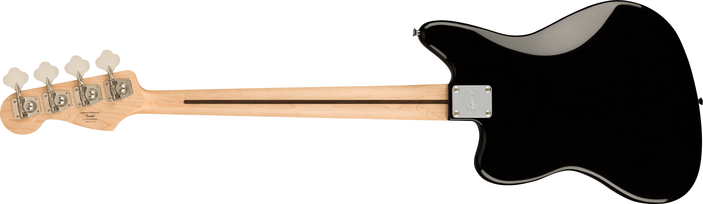 Squier Affinity Series Jaguar Bass H Maple Fingerboard Black Pickguard Black
