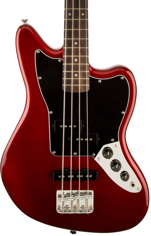 DISC - Squier  Vintage Modified Jaguar Bass Special SS Laurel Fingerboard Candy Apple Red