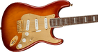 Squier 40th Anniversary Stratocaster®, Gold Edition, Laurel Fingerboard, Gold Anodized Pickguard, Sienna Sunburst Electric Guitars