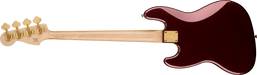 Squier 40th Anniversary Jazz Bass®, Gold Edition, Laurel Fingerboard, Gold Anodized Pickguard, Ruby Red Metallic Bass Guitars
