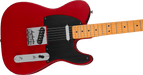 Squier 40th Anniversary Telecaster®, Vintage Edition, Maple Fingerboard, Black Anodized Pickguard, Satin Dakota Red Electric Guitars
