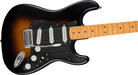 Squier 40th Anniversary Stratocaster®, Vintage Edition, Maple Fingerboard, Black Anodized Pickguard, Satin Wide 2-Color Sunburst Electric Guitars