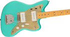 Squier 40th Anniversary Jazzmaster®, Vintage Edition, Maple Fingerboard, Gold Anodized Pickguard, Satin Seafoam Green Electric Guitars