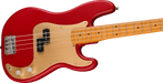 Squier 40th Anniversary Precision Bass®, Vintage Edition, Maple Fingerboard, Gold Anodized Pickguard, Satin Dakota Red Bass Guitars