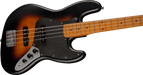 Squier 40th Anniversary Jazz Bass®, Vintage Edition, Maple Fingerboard, Black Anodized Pickguard, Satin Wide 2-Color Sunburst Bass Guitars