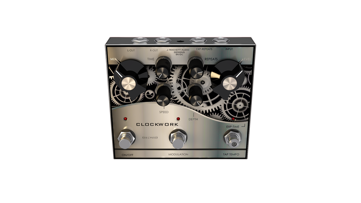 J Rockett Audio Designs Clockwork Echo Guitar Effect Pedal