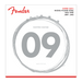 Fender Super 250 Nickel Plated Steel Ball End 250L .009-.042 Electric Guitar Strings