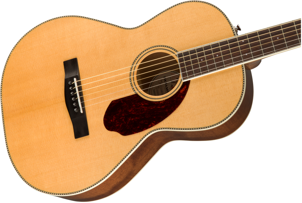 DISC - Fender PM-2 Standard Parlor Natural Acoustic Guitar with Case
