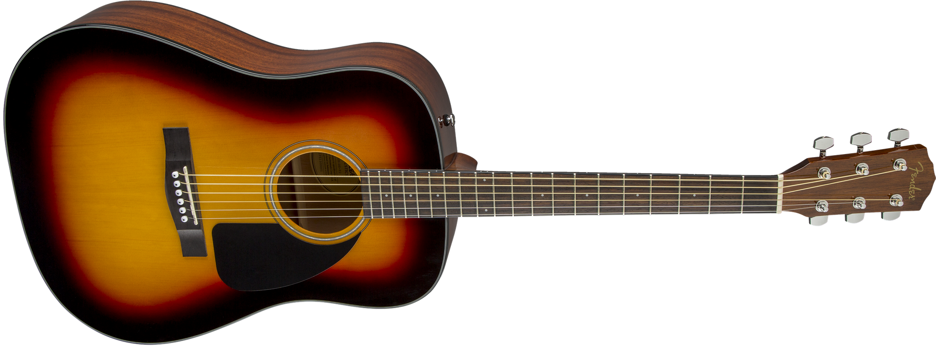 Fender CD-60 Walnut Fingerboard Dreadnought V3 Sunburst With Case