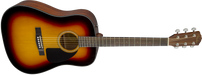 Fender CD-60 Walnut Fingerboard Dreadnought V3 Sunburst With Case