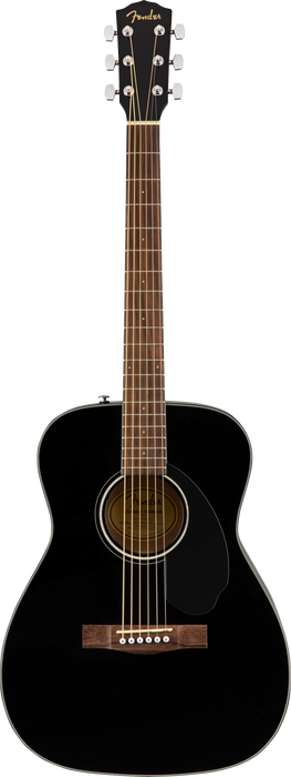 Fender CC-60S Concert Black Acoustic Guitar with Gig Bag