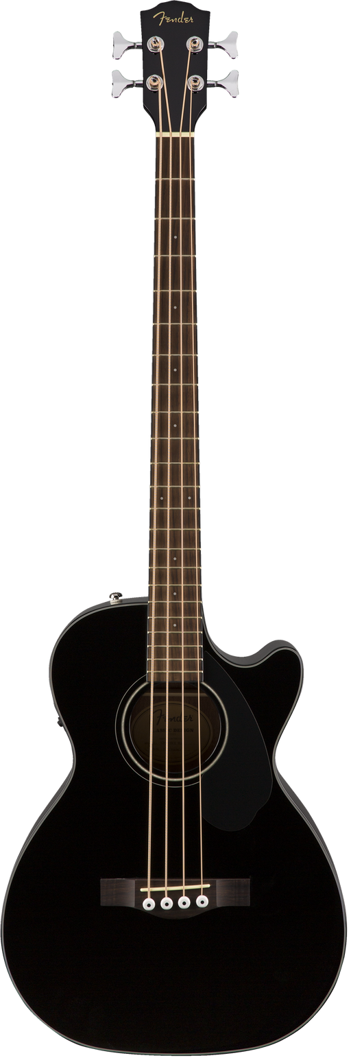 Fender CB-60SCE Laurel Fingerboard Black Acoustic Electric Bass