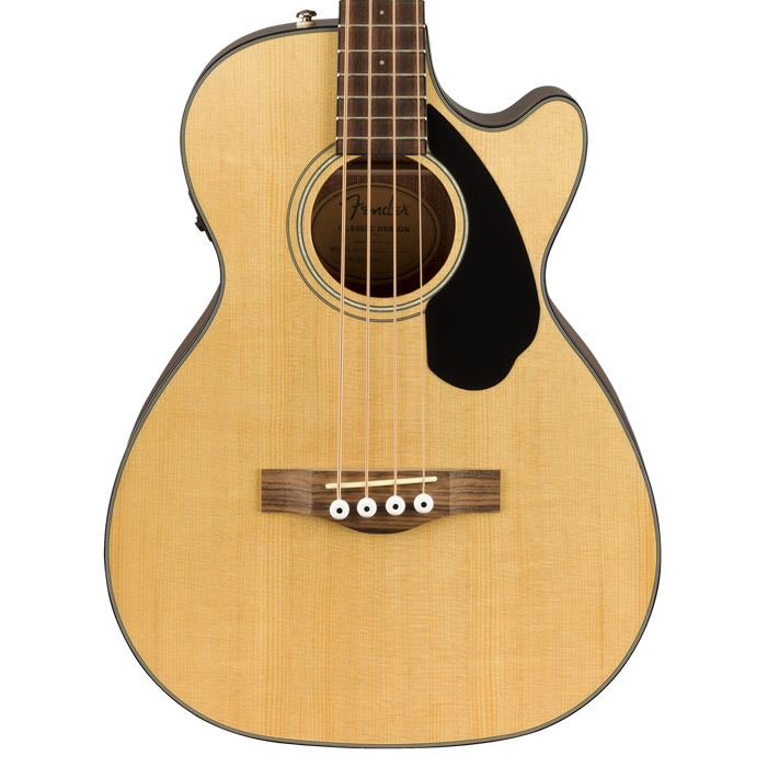 Fender CB-60SCE Acoustic‑Electric Bass Guitar Natural Finish