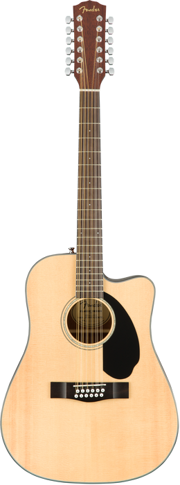 Fender CD-60SCE Dreadnought 12-String Acoustic Electric Guitar Walnut Fingerboard Natural
