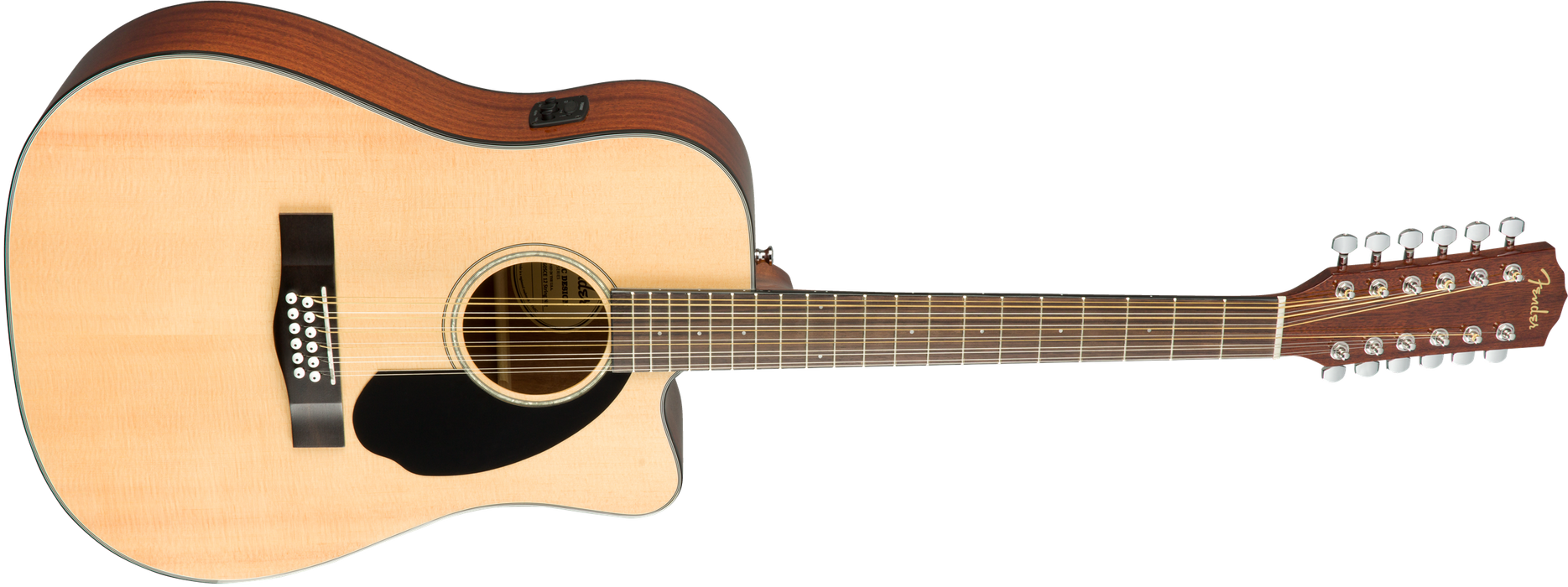 Fender CD-60SCE Dreadnought 12-String Acoustic Electric Guitar Walnut Fingerboard Natural