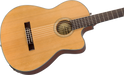 Fender CN-140SCE Nylon Thinline Acoustic Guitar Natural With Case