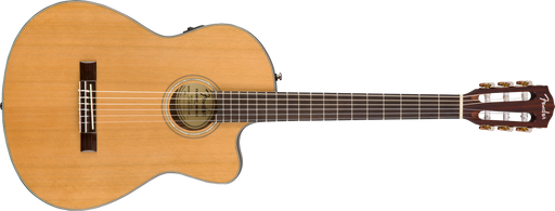 Fender CN-140SCE Nylon Thinline Acoustic Guitar Natural With Case