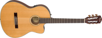 Fender CN-140SCE Nylon Thinline Acoustic Guitar Natural With Case