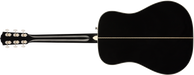 DISC - Fender FSR PM-1E Dreadnaught Black Acoustic Guitar With Case