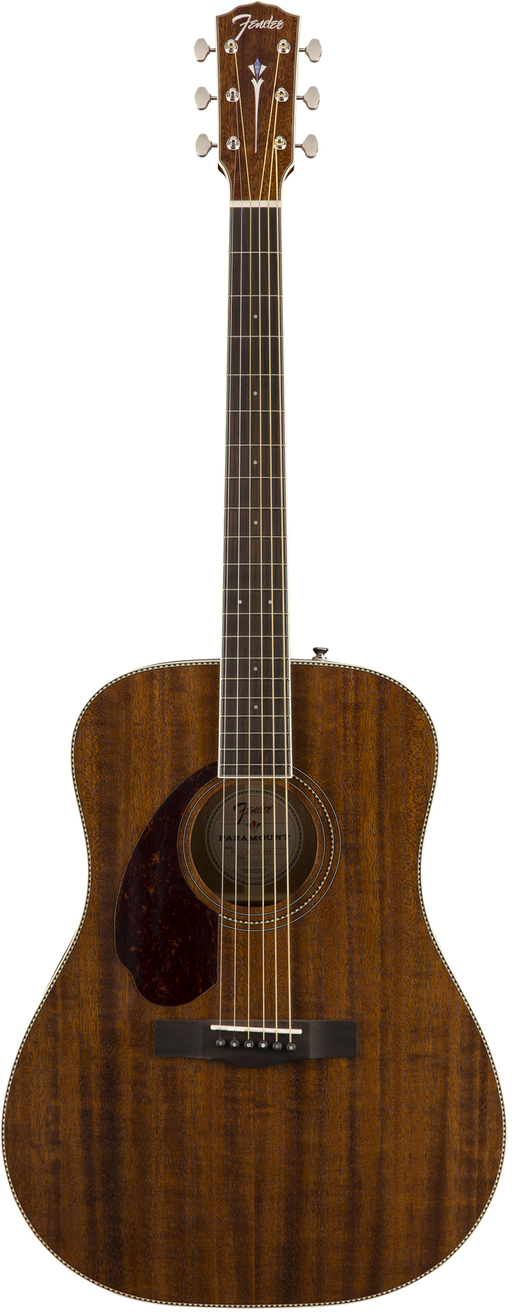 Fender PM-1 Dreadnought Left-Handed Ovangkol Fingerboard All-Mahogany Acoustic Guitar
